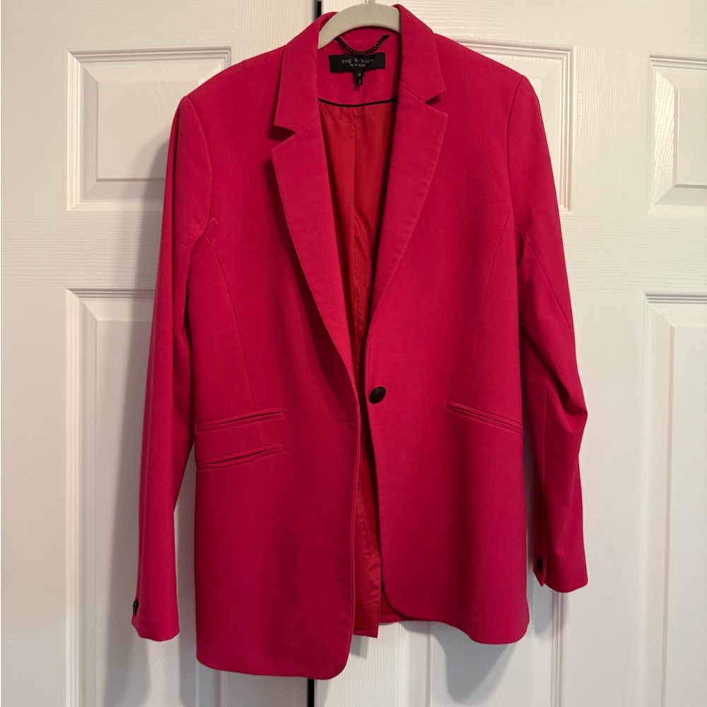 Rag & Bone Vibrant Pink Blazer